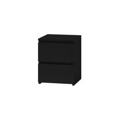 Ночной шкафчик Malwa M2 30, черный цена и информация | Прикроватные тумбочки | pigu.lt