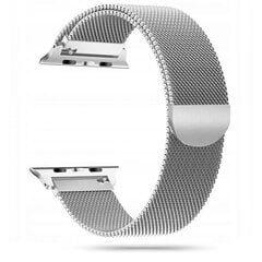 Tech-Protect Milaneseband для Apple Watch 4/5/6/7/8/SE/ULTRA (42/44/45/49 мм), серебристый цена и информация | Аксессуары для смарт-часов и браслетов | pigu.lt