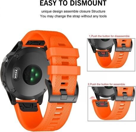 Tech Protect Smooth Orange kaina ir informacija | Išmaniųjų laikrodžių ir apyrankių priedai | pigu.lt