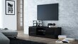 TV staliukas 4560552 120cm, juodas kaina ir informacija | TV staliukai | pigu.lt