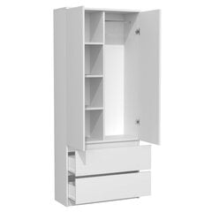 Шкаф Malwa SS90, белый цена и информация | Nenurodyta Мебель и домашний интерьер | pigu.lt