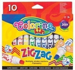 Flomasteriai Colorino Zig Zag, 10 spalvų kaina ir informacija | Colorino Prekės mokyklai | pigu.lt