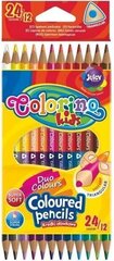 Цветные карандаши с точилкой Colorino, 24 цвета цена и информация | Принадлежности для рисования, лепки | pigu.lt