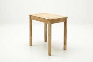 Стол MC Akcent Alfons, 50x70 см, коричневый цена и информация | Кухонные и обеденные столы | pigu.lt