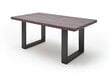 Valgomojo stalas MC Akcent Castello, 240x100 cm, tamsiai rudas/pilkas kaina ir informacija | Virtuvės ir valgomojo stalai, staliukai | pigu.lt
