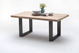 Обеденный стол MC Akcent Castello, 240x100 см, белый/серый цена и информация | Кухонные и обеденные столы | pigu.lt