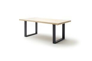Раскладной стол MC Akcent Dayton, 220 / 320x100 см, светло-коричневый / серый цена и информация | Кухонные и обеденные столы | pigu.lt