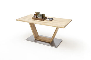 Обеденный стол MC Akcent Greta 2, 200x100 см, коричневый цена и информация | Кухонные и обеденные столы | pigu.lt