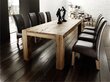 Valgomojo stalas MC Akcent Leeds, 300x120 cm, rudas цена и информация | Virtuvės ir valgomojo stalai, staliukai | pigu.lt