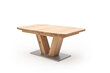 Išskleidžiamas stalas MC Akcent Managua B, 180/270x100 cm, šviesiai rudas kaina ir informacija | Virtuvės ir valgomojo stalai, staliukai | pigu.lt