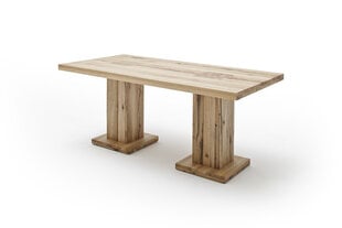 Обеденный стол MC Akcent Manchester, 180x90 см, светло-коричневый цена и информация | Кухонные и обеденные столы | pigu.lt