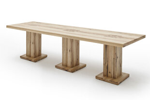 Обеденный стол MC Akcent Manchester, 300x120 см, светло-коричневый цена и информация | Кухонные и обеденные столы | pigu.lt