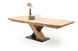 Išskleidžiamas stalas MC Akcent Mendoza B, 180/270x100 cm, šviesiai rudas kaina ir informacija | Virtuvės ir valgomojo stalai, staliukai | pigu.lt