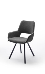 2-jų kėdžių komplektas MC Akcent Parana, juodas kaina ir informacija | Virtuvės ir valgomojo kėdės | pigu.lt