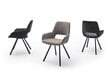 2-jų kėdžių komplektas MC Akcent Parana 2, pilkas kaina ir informacija | Virtuvės ir valgomojo kėdės | pigu.lt