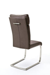 2-jų kėdžių komplektas MC Akcent Rabea, rudas kaina ir informacija | Virtuvės ir valgomojo kėdės | pigu.lt