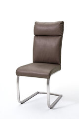 2-jų kėdžių komplektas MC Akcent Rabea, rudas kaina ir informacija | Virtuvės ir valgomojo kėdės | pigu.lt