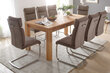 2-jų kėdžių komplektas MC Akcent Rabea, smėlio spalvos kaina ir informacija | Virtuvės ir valgomojo kėdės | pigu.lt
