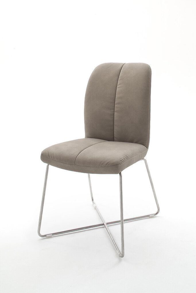 Kėdžių kojelės MC Akcent Tessera 2-2, nerūdijančio plieno spalvos, 2 vnt. kaina ir informacija | Baldinės kojelės ir kojos | pigu.lt