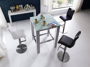 Барный-полубарный стул MC Akcent Alesi, белый цена и информация | Стулья для кухни и столовой | pigu.lt