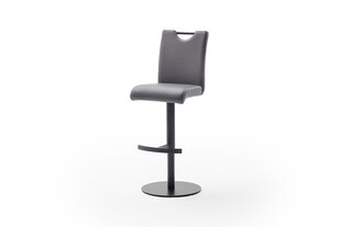 Baro-pusbario kėdė MC Akcent Alesi, pilkos spalvos kaina ir informacija | Virtuvės ir valgomojo kėdės | pigu.lt