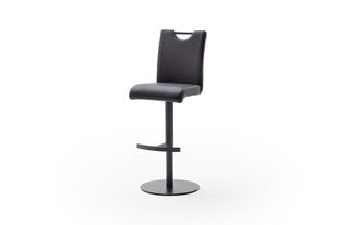 Baro-pusbario kėdė MC Akcent Alesi, juodos spalvos kaina ir informacija | Virtuvės ir valgomojo kėdės | pigu.lt