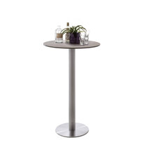 Барный столик MC Akcent Zarina 1, кремовый/серый цена и информация | Кухонные и обеденные столы | pigu.lt