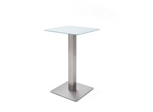 Барный столик MC Akcent Zarina 2, белый / серый цена и информация | Кухонные и обеденные столы | pigu.lt
