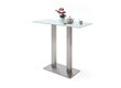 Baro staliukas MC Akcent Zarina 3, baltas/pilkas kaina ir informacija | Virtuvės ir valgomojo stalai, staliukai | pigu.lt