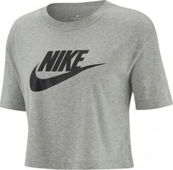 Marškinėliai moterims Nike BV6175 063, pilki kaina ir informacija | Marškinėliai moterims | pigu.lt