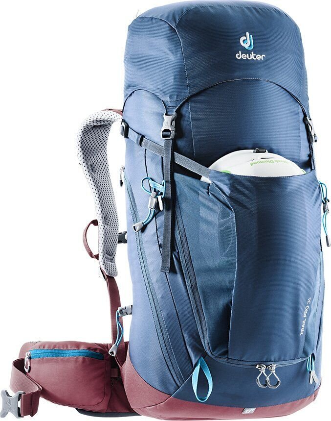 Turistinė kuprinė Deuter Trail Pro, 34l, mėlyna цена и информация | Kuprinės ir krepšiai | pigu.lt