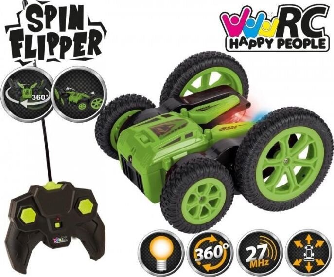 Nuotoliu valdomas automobilis Happy People RC Spin Flipper kaina ir informacija | Žaislai berniukams | pigu.lt