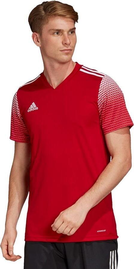 Marškinėliai vyrams Adidas raudoni kaina ir informacija | Futbolo apranga ir kitos prekės | pigu.lt