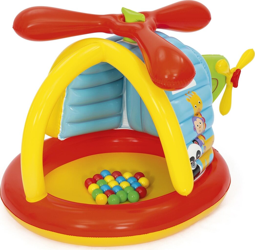 Pripučiamas baseinas Fisher-Price Helicopter, 155x102x91 cm kaina ir informacija | Baseinai | pigu.lt