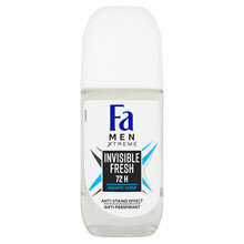 Шариковый дезодорант Fa Men Invisible Fresh, 50 мл цена и информация | Дезодоранты | pigu.lt
