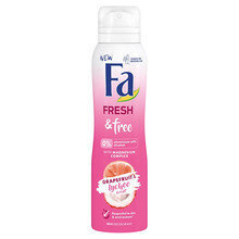 Purškiamas dezodorantas Fa Fresh & Free 48H Grapefruit & Lychee, 150 ml kaina ir informacija | Dezodorantai | pigu.lt