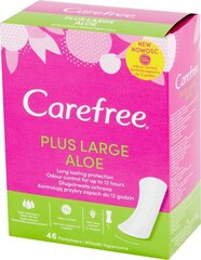 Гигиенические прокладки Carefree Plus Large Aloe, 46 шт. цена и информация | Тампоны, гигиенические прокладки для критических дней, ежедневные прокладки | pigu.lt