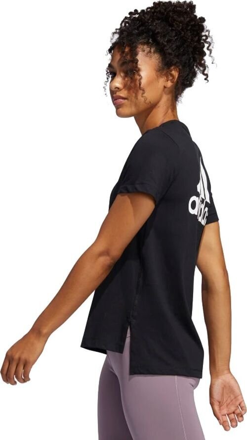 Sportiniai marškinėliai moterims Adidas Go To Tee, juodi цена и информация | Sportinė apranga moterims | pigu.lt