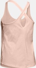 Sportiniai marškinėliai moterims Under Armor X Back Tank, rožiniai kaina ir informacija | Sportinė apranga moterims | pigu.lt