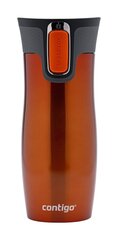 Termopuodelis Contigo West Loop 470ml, Tangerine, 2095850 kaina ir informacija | Contigo Virtuvės, buities, apyvokos prekės | pigu.lt