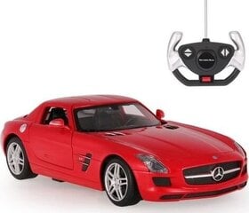 Nuotoliniu būdu valdomas automobilis Rastar Mercedes-Benz SLS 1:14 RTR. raudonas kaina ir informacija | Žaislai berniukams | pigu.lt