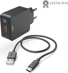 Hama 001832300000 Micro USB 3A цена и информация | Зарядные устройства для телефонов | pigu.lt