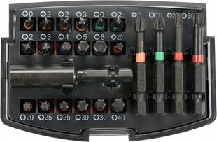 Комплект ударных насадок 23 шт. YT-04621 ЯТО цена и информация | Механические инструменты | pigu.lt