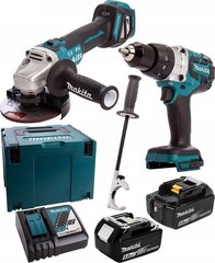 Akumuliatorinių elektrinių įrankių rinkinys Makita DLX2255TJ kaina ir informacija | Mechaniniai įrankiai | pigu.lt