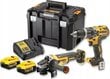 Įrankių rinkinys DeWalt Combo DCK2080P2T-QW (DCD796 + DCG405) kaina ir informacija | Suktuvai, gręžtuvai | pigu.lt