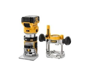 Dewalt frezavimo staklės 18V 2in1 8mm 2x5.0Ah TSTAK DCW604P2 kaina ir informacija | Frezos | pigu.lt