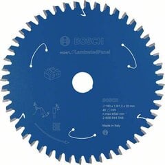 Pjovimo diskas Bosch Expert Laminate, 160 mm kaina ir informacija | Pjūklai, pjovimo staklės | pigu.lt