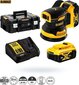  Dewalt szlifierka mimośrodowa 18V 125mm 2x5,0Ah (DCW210P2-QW) kaina ir informacija | Šlifuokliai | pigu.lt