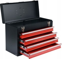 Ящик для инструментов Yato с 4 ящиками цена и информация | Ящики для инструментов, держатели | pigu.lt