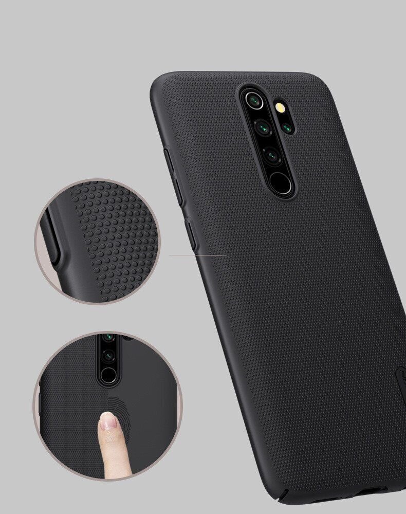 Nillkin Super Frosted Back Cover, skirtas Xiaomi Redmi Note 8 Pro, mėlyna kaina ir informacija | Telefono dėklai | pigu.lt